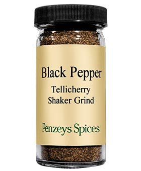 Shaker Grind Black Pepper By Penzeys Spices 2.1 oz 1/2 cup jar Pack of 1