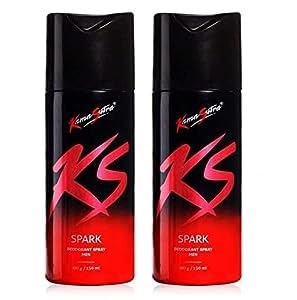 Kama Sutra Spark Deodorant Spray for Men 150 Ml (Pack Of 2)