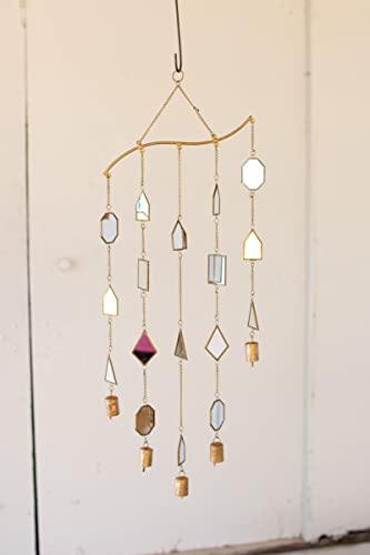 KALALOU NNV1080 Espejo geométrico de latón envejecido SUNCATCHER Cover