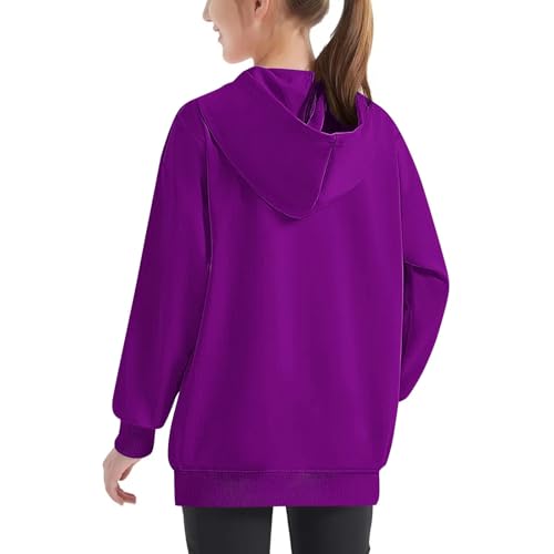 Cute Hoodies for Teen Girls Boys Oversized Sweatshirts with Pockets Kids Trendy Fall Athletic Clothes Outfits 4-14t4