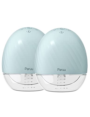 Image of Hands-Free Breast Pump, Paruu Wearable Breast Pump Model X2 with 2 Modes & 5 Levels, Electric Portable Breast Pump, Discreet & Rechargeable, Long Battery Life, 17/21/25mm Flange (2 Count (Pack of 2))