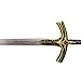 47” Anime Fate Saber Medieval Carbon Steel Sword Blade Victory Weapon Cosplay Costume LARP Collection Excalibur Replica (Caliburn)