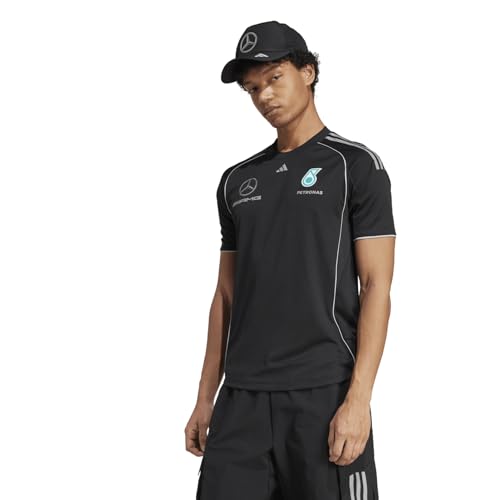Image of adidas | Mercedes - AMG Petronas Formula ONE Team Mechanics Jersey | Black ||ADI-39