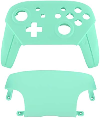 eXtremeRate Mint Green Faceplate and Backplate for Nintendo Switch Pro Controller, DIY Replacement Shell Housing Case for Nintendo Switch Pro - Controller NOT Included