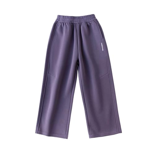 Pantalon de jogging ample à jambes larges pour enfants au style minimaliste - 4