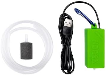 Norsk Lithium USB Bait Aerator | Ultra Quiet | USB Powered Portable Aerator for Live Bait Storage