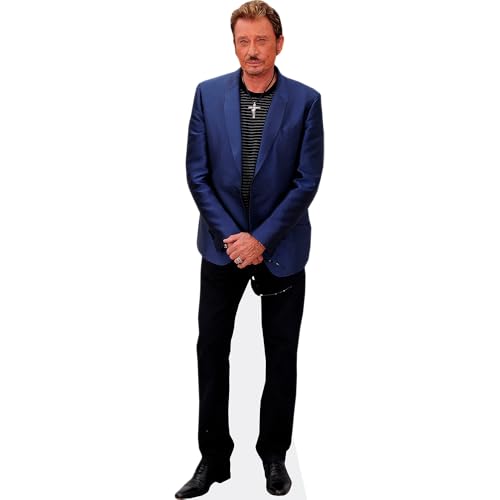 Johnny Hallyday (Blue Blazer) Silhouette en carton Grandeur Nature