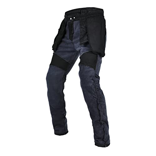 Calça Jeans Masculina/feminina Para Motociclismo Calças De Moto De Corrida De Sujeira Armadura CE De