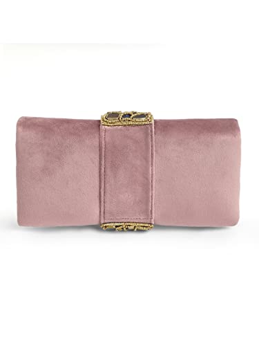 Image of Aheli Clutch Purses Gift for Women Handmade Evening Sling Handbag Stylish Bridal Fashion Bag