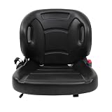 WFLNHB Universal Forklift Seat with Retractable Seat Belt Switch Replacement for Toyota Forklift Clark...