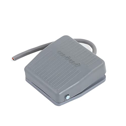 Interrupteur de commande au pied électrique SPDT gris pour contrôler vos machines avec câble 2m