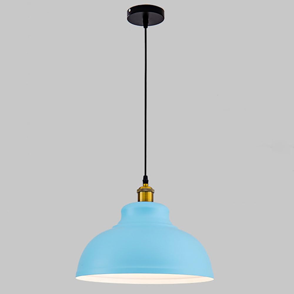 SXECAEPS Chandelier Kitchen Pendant hts Over Island Vintage Dome hting Fixtures Hanging Ceiling Lamp Retro Industrial E27 Single