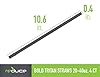 Reduce Reusable Hard Plastic Straws, 4 Pack - Fits 20-50 oz Tumbler Mugs - BPA-Free, Dishwasher Safe, Impact Resistant - Ideal Drinking Straws for Home and Travel #5