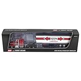 1/64 Red & White Kenworth W900A w/ 40' Tri-axle Dry Van, STR East-West Linehaul 60-1332