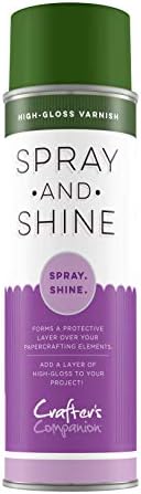 Crafter's Companion Spray & Shine, Varnish, 20.4 x 5 x 5 cm