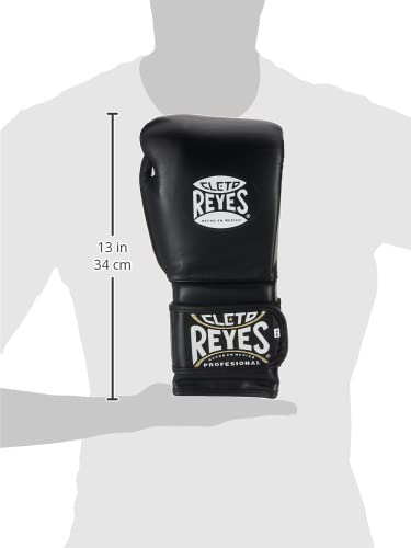 Cleto Reyes Hook And Loop Boxing Training Gloves, Black, 18 Oz #TOP3