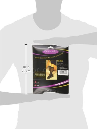Image of GABRIALLA Microfiber Graduated Compression Knee High Stockings (25-35 mmHg) H-304 2 Pack