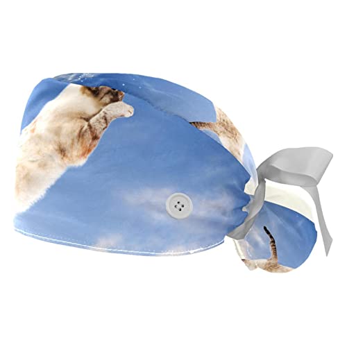 Chapeaux bouffants Lune et Chat JDEZ anti-sueur : la solution pour travailler confortablement