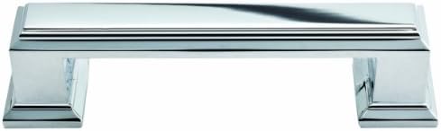 Atlas Homewares 291-CH Sutton Place Collection 3.84-Inch Pull, Polished Chrome