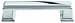 Atlas Homewares 291-CH Sutton Place Collection 3.84-Inch Pull, Polished Chrome