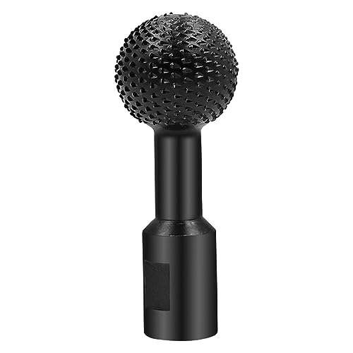 #N/a Fresa Esférica Rotativa Cabezal para Pulir Moler Contornear Esculpir Superficies Metálicas en Acero al Carbono para Usar en Carpintería Ingenierías, Interfaz 14 mm