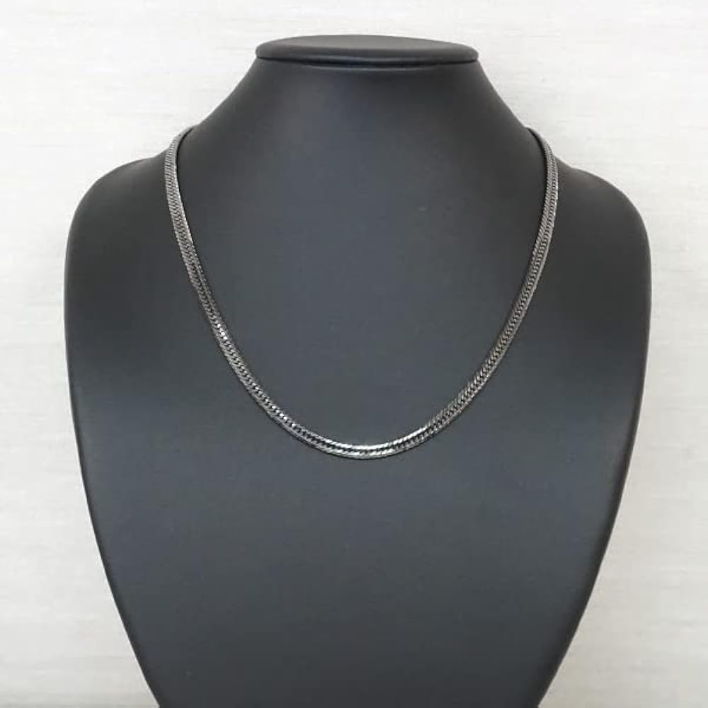 Amazon | [APRE] K18 ブラック 喜平 ネックレス トリプル12面 50cm 30g