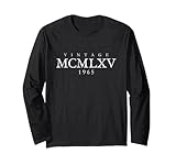 vintage mcmlxv 1965 (bianco antico) 60 regalo di compleanno maglia a manica