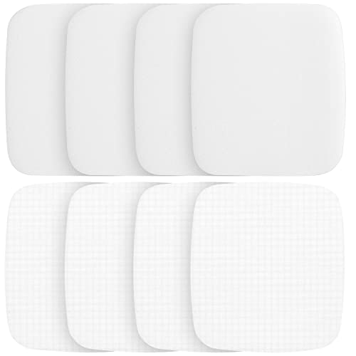 Airoak 4Pack UV850 UV900 Felt & Foam Filters for Shark Rotator Navigator Lift-Away ADV DuoClean PowerFins Upright Vacuum UV850 UV900, Replace Part XFFK602UKT(Not Fit LA502, LA322 Vacuum)