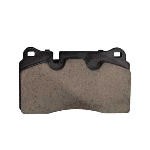 Image of Detroit Axle - Brake Pads for Front 06-09 14-17 VW Touareg, Rear 15-17 Chevy Corvette, Ceramic Brake Pads w /Hardware 2015 2016 2017 Replacement