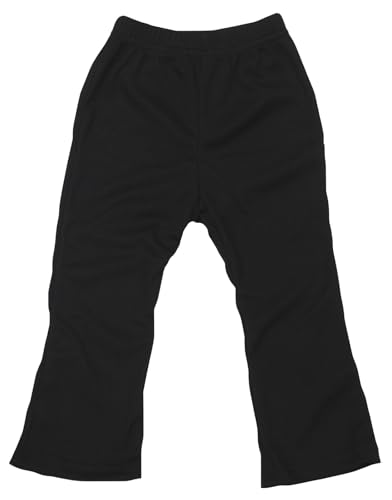 Pantalones de niña de color liso diseño elástico y corte bota