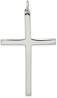 Colar com pingente religioso cruz latina prata esterlina 925 joias finas para mulheres presentes para ela