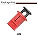 MECCANIXITY 3pcs Circuit Breaker Lockout Industrial Grade Miniature Loto Device Pin Out Wide Breaker Switch for Electrical Lockout