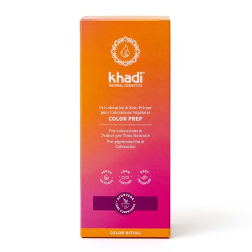 khadi COLOR PREP Coloration végétale - Pré-pigmentation pour préparer les cheveux à la coloration et pour un résultat intense - 100 g