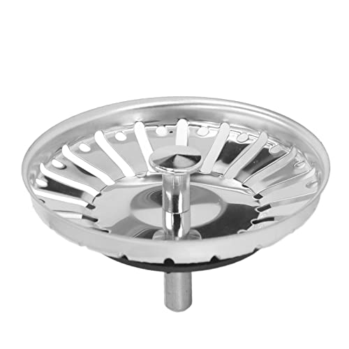Colador universal para fregadero de acero inoxidable