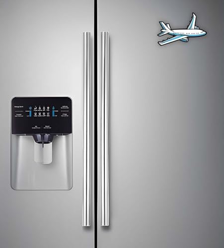 Image of Gift Me Bazar Aeroplane Fridge Magnet Decorative Refrigerator Magnet Sticker | Decorative Items for Kitchen Refrigerator Door Stylish Wooden Decor Souvenir Gift