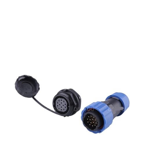 SP20 IP68 ���A�i�b�g�h���R�l�N�^ 1/2/3/4/5/6/7/9/10/12/14Pin �q��R�l�N�^�v���O�ƃ\�P�b�g(SP20-14L)