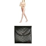 Strumpftasche und Strumpfhose gepunktet mit angenehmem Bund und weichem Material; durchsichtig, hochwertig und für Schuhe wie Ballerina oder Pumps geeignet; Matte Feinstrumpfhose ohne Laufmaschen sowie transparent und festlich von FALKE in den Größen S-XL