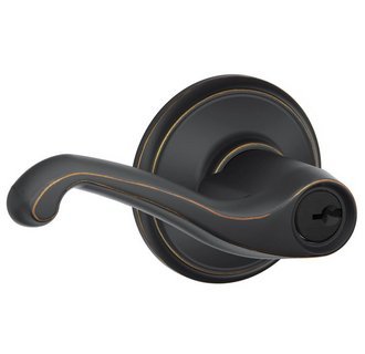 Levier de passage Schlage Flair F51A bronze vieilli au design de caractère