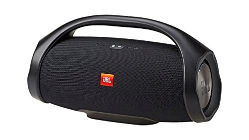 Caixa De Som Portátil Bluetooth Jbl Azul Boombox Resistente a Água