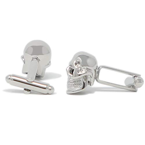 Gemelos de calavera con caja logo pirata miniatura 6