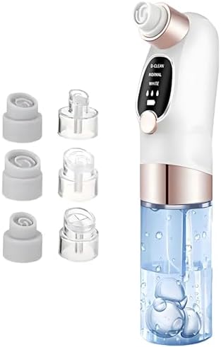 Blackhead Remover Vacuum with Water Oxygen Circulation, 2 in 1 Pore Cleansing Device for Face and Nose with 3 Suction Power Levels