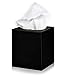 Alpine Industries Acrylic Rectangular Facial Tissue Dispenser Box - Modern Plastic Paper Towel Holder for Car, Kitchen Countertop, Bathroom & Shop ... (Square)