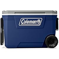 Coleman Classic Series Insulated Portable Rolling Cooler with Wheels, Keeps Ice up to 5 Days (Twilight)