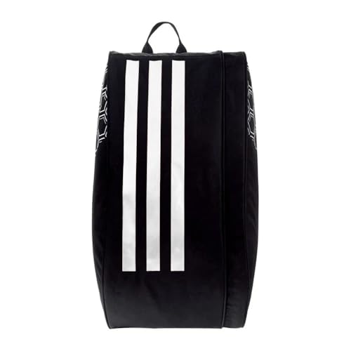 Paletero de pádel adidas Control 3.2 Negro con asas regulables y bolsillos amplios 3