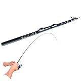 Caña de pescar en roca, de fibra de carbono, para truchas y agua salada, compacta, ultraligera, accesorios de pesca de viaje, caña de mochilero