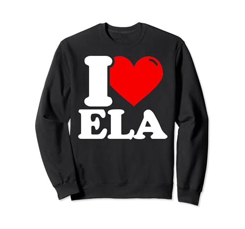 Me encanta el nombre dado Sudadera