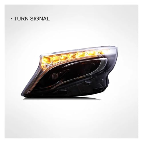 Luces para Benz Vito 2016-2020 con faros delanteros DRL integrados 4