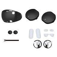 Modelos compatibles: el juego de fundas protectoras de silicona VR está diseñado específicamente para PS VR2. Ajuste perfecto para auriculares y controladores VR2. Protege completamente tu dispositivo VR y te ofrece una experiencia de juego cómoda. F...