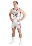 Men's Saved by the Bell Zack Morris Basketball Uniform Costume - Bayside Tigers High School Adult Cosplay Outfit M