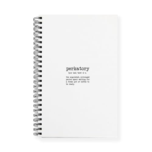 CafePress Perkatory Journal Spiral Bound Journal Notebook, Personal Diary, Dot Grid